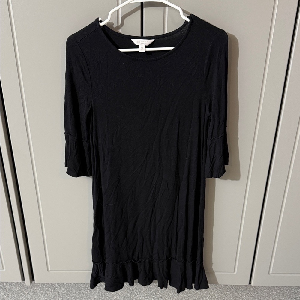 LC Lauren Conrad Midnight Black Dress